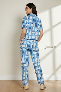 Zivame 2 Mile Fashion Knit Cotton Loungewear Set - Dutch Canal — thumbnail 4